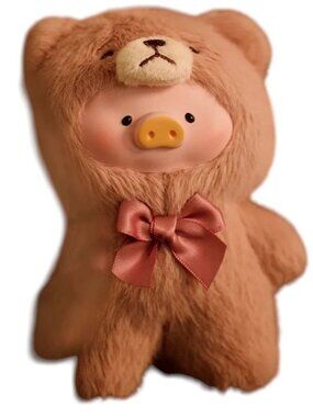 Lulu The Piggy Vintage Teddy Shop Vinyl Face Plush Pendant Blind Box
